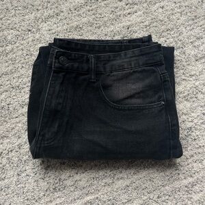 Baggy black jeans